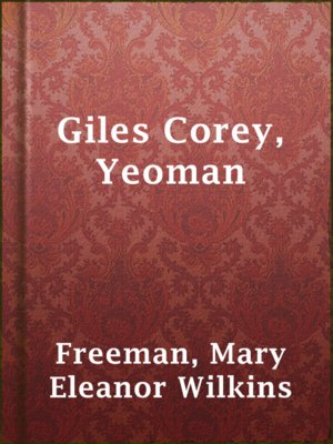 cover image of Giles Corey, Yeoman